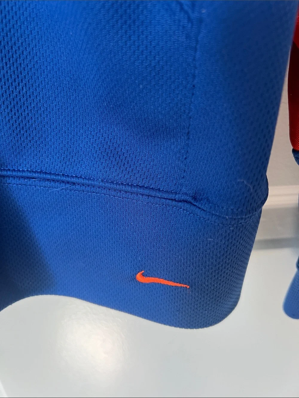Nike Blue and Orange New York Mets Full-Zip Lightweight Jacket